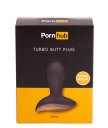 Анальная пробка с вибрацией Pornhub Turbo Butt Plug чёрная