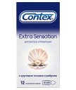Презервативы Contex Extra Sensation с точками и рёбрами 12 шт