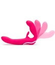 Безремневой страпон Happy Rabbit Strapless-on розовый
