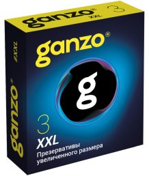 Увеличенные презервативы Ganzo XXL Black Edition №3