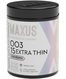 Ультратонкие презервативы Maxus 003 Extra Thin 15 шт