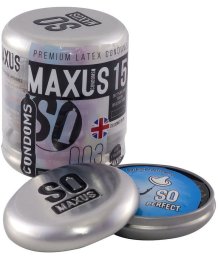 Ультратонкие презервативы Maxus 003 15 шт с кейсом