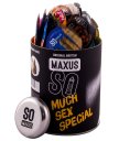 Презервативы с точками и рёбрами Maxus Special So Much Sex 100 шт с кейсом