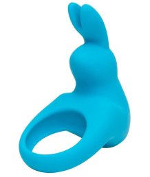 Эрекционное виброкольцо Happy Rabbit голубое