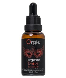 Возбуждающее масло для клитора Orgie Orgasm Drops Kissable 30 мл