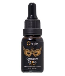 Масло для клитора Orgie Orgasm Drops Vibe! с эффектом жидкой вибрации 15 мл