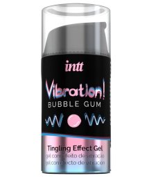 Стимулирующий гель со вкусом жвачки Intt Vibration! Bubble Gum 15 мл