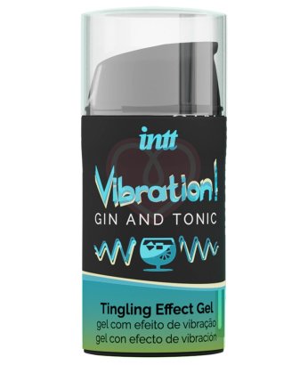 Стимулирующий гель со вкусом джина и тоника Intt Vibration! Gin & Tonic 15 мл