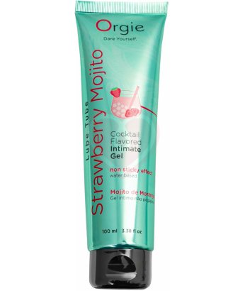 Водный лубрикант Orgie Lube Tube Cocktail Strawberry Mojito со вкусом коктейля Клубничный мохито 100 мл