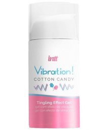 Стимулирующий гель со вкусом сахарной ваты Intt Vibration! Cotton Candy 15 мл