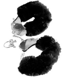 Меховые наручники Pipedream Original Furry Cuffs чёрные