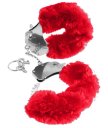 Меховые наручники Pipedream Original Furry Cuffs красные