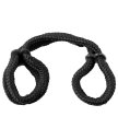 Фиксаторы Японский шёлк Pipedream Silk Rope Love Cuffs чёрные
