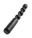 Анальная цепочка с вибрацией Pipedream Power Beads чёрная