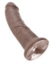 Фаллоимитатор на присоске King Cock 20 см коричневый