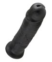 Фаллоимитатор на присоске King Cock 26 см чёрный