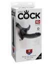 Страпон с реалистичной насадкой Strap-on Harness Cock 23 см чёрный