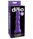 Рельефный фаллоимитатор на присоске Dillio Twister фиолетовый