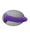 Фаллоимитатор на присоске Dillio Slim 23 см фиолетовый