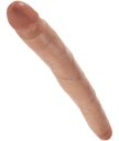 Фаллоимитатор двухсторонний гибкий King Cock Slim Double Dildo 31 см мулат