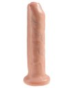 Фаллоимитатор King Cock Uncut с подвижной крайней плотью 18 см телесный