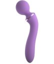 Двусторонний вибратор-массажер Flexible Please-Her фиолетовый