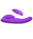 Безремневой страпон с вибрацией и пультом Her Ultimate Strapless Strap-On фиолетовый