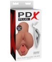 Мастурбатор вагина и попка PDX Plus Pick Your Pleasure Stroker Tan мулатка