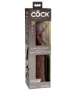 Реалистичный фаллоимитатор King Cock Ellite Dual Density 28 см коричневый