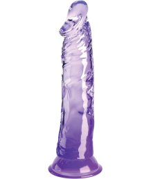 Гелевый фаллоимитатор King Cock Clear 20 см фиолетовый