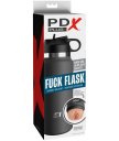 Мастурбатор вагина в бутылке Fuck Flask серый