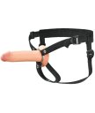 Фаллопротез Hollow Silicone Strap-On 18 см телесный