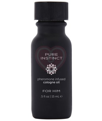Обогащённое феромонами парфюмерное масло Pure Instinct мужское 15 мл