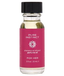 Обогащённое феромонами парфюмерное масло Pure Instinct женское 15 мл