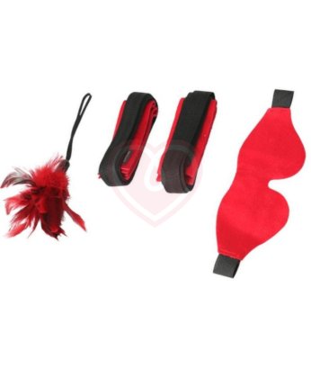 Набор из маски, оков и щекоталки Sportsheets Sexy Slave Kit