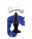 Анальная пробочка с синим хвостиком Unicorne Tails