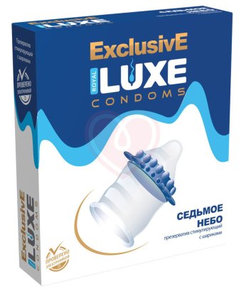 Презерватив Luxe exclusive Седьмое небо с шариками и усиками 1 шт