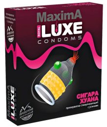 Презерватив Luxe maxima Сигара Хуана с усиками и шариками 1 шт