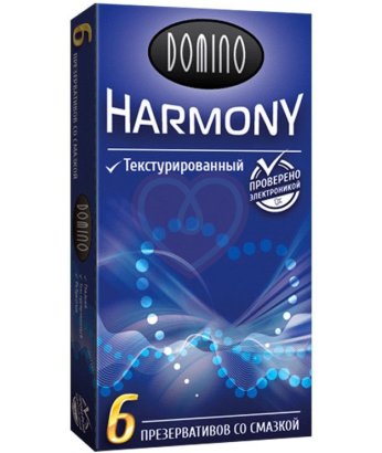 Текстурированные презервативы Domino Harmony 6 шт