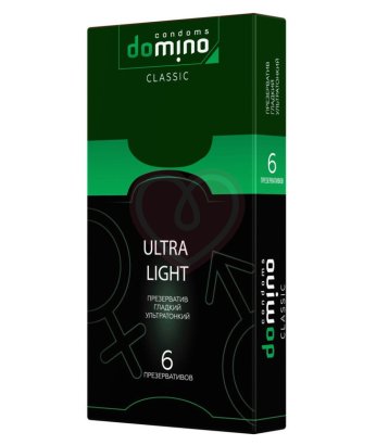 Тонкие презервативы Luxe Domino Classic Ultra Light 6 шт