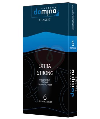 Утолщённые презервативы Luxe Domino Classic Extra Strong 6 шт