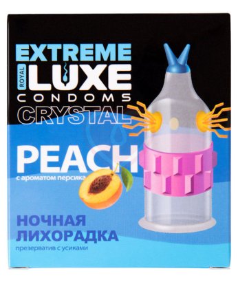 Презерватив Luxe Extreme Ночная Лихорадка с ароматом персика 1 шт
