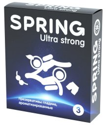 Ультрапрочные презервативы Spring Ultra Strong 3 шт