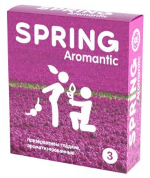 Ароматизированные презервативы Spring Aromantic с запахом тропических фруктов 3 шт