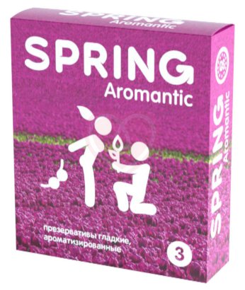 Ароматизированные презервативы Spring Aromantic с запахом тропических фруктов 3 шт