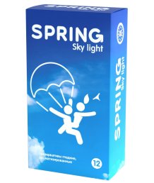 Тонкие презервативы Spring Sky Light 12 шт