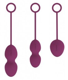 Набор из 3 вагинальных шариков Svakom Nova Ball фиолетовый
