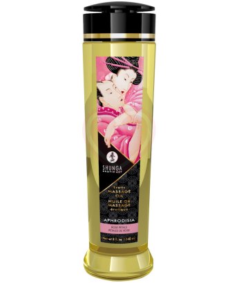 Массажное масло Shunga Aphrodisia с ароматом розы 240 мл