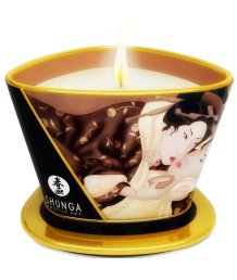 Массажное аромамасло в виде свечи Shunga Excitation Chocolate Шоколад 170 мл