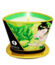 Массажное аромамасло в виде свечи Shunga Exotic Green Tea Зелёный чай 170 мл